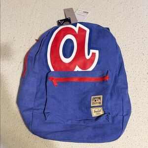 Atlanta Braves Cooperstown A Logo Bookpack